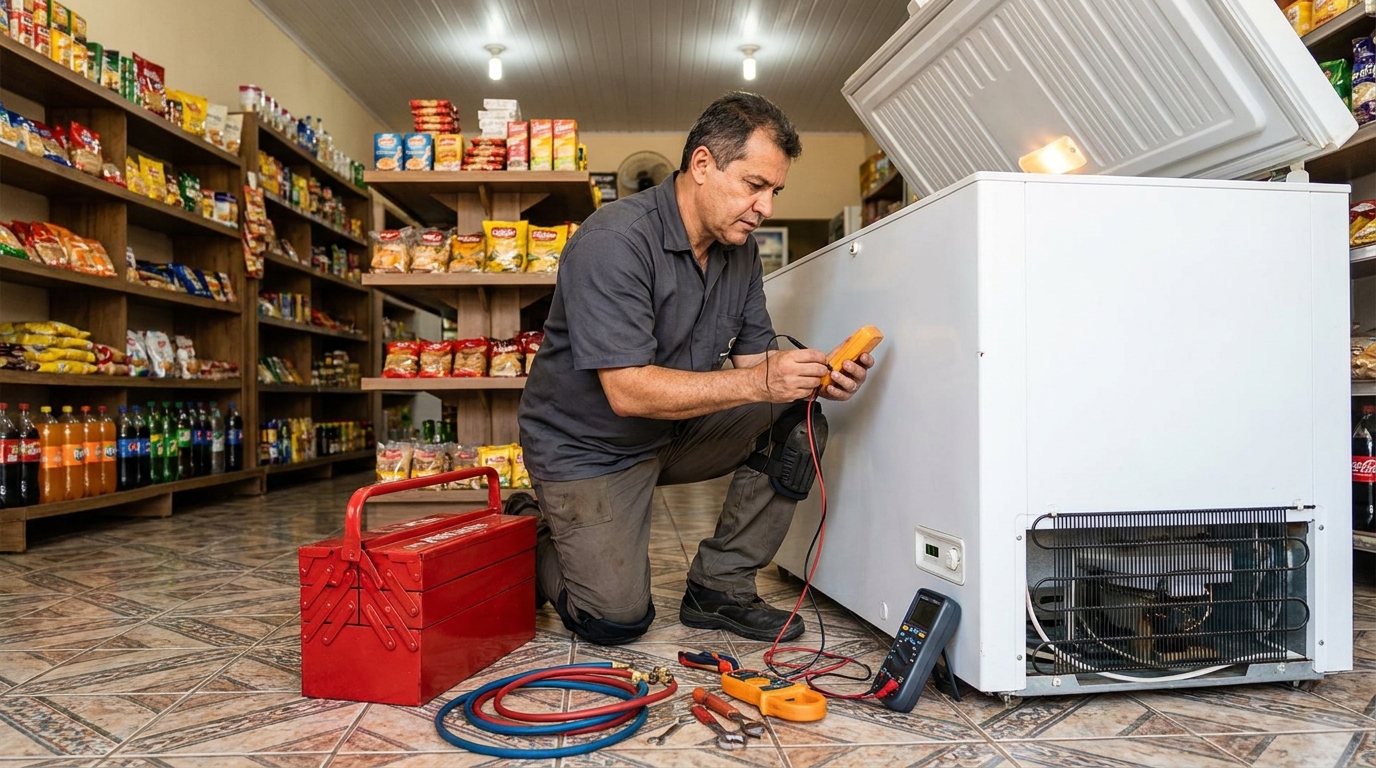 Ajuste de Temperatura do Freezer em Natal‑RN